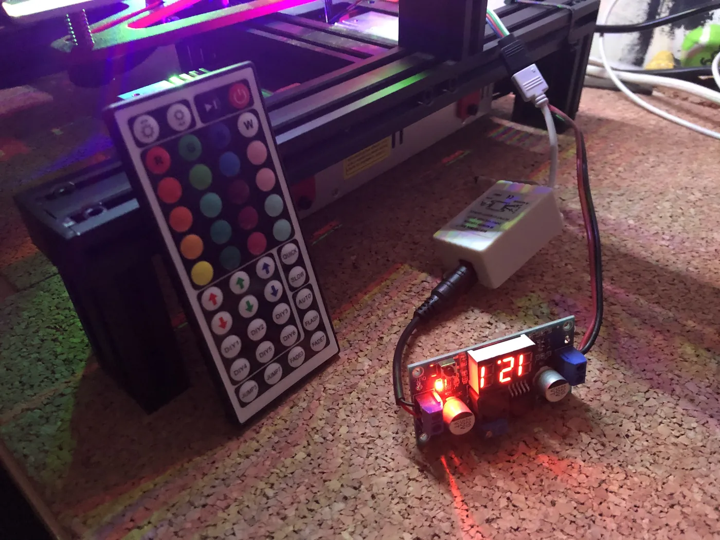 Bandeau de LEDs sur imprimante Alfawise U30