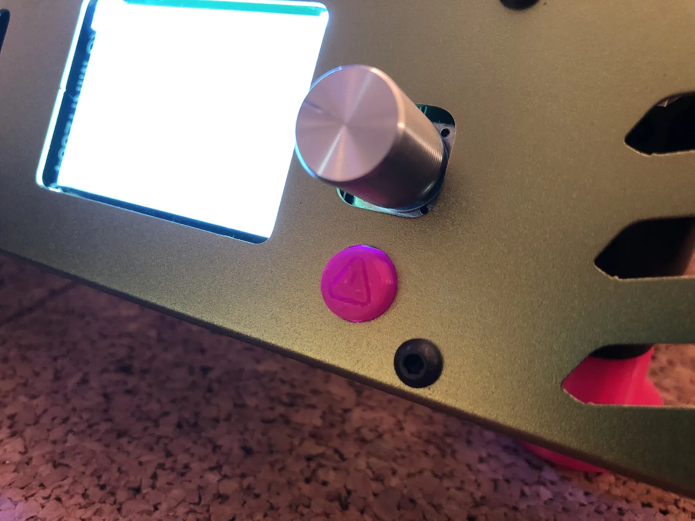 bouton reset TEVO Tarantula Pro